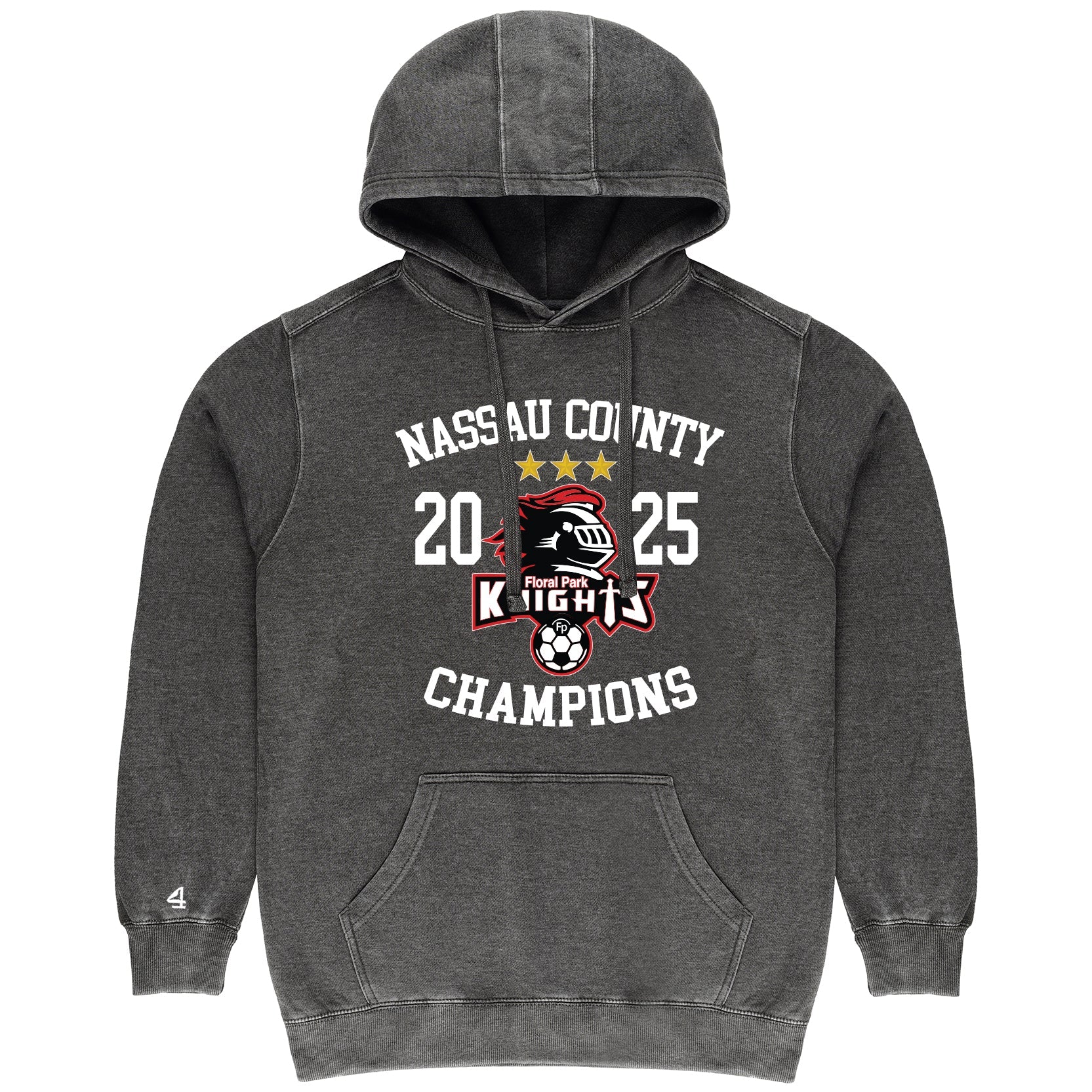 Floral Park Soccer Champion Vintage Hoodie