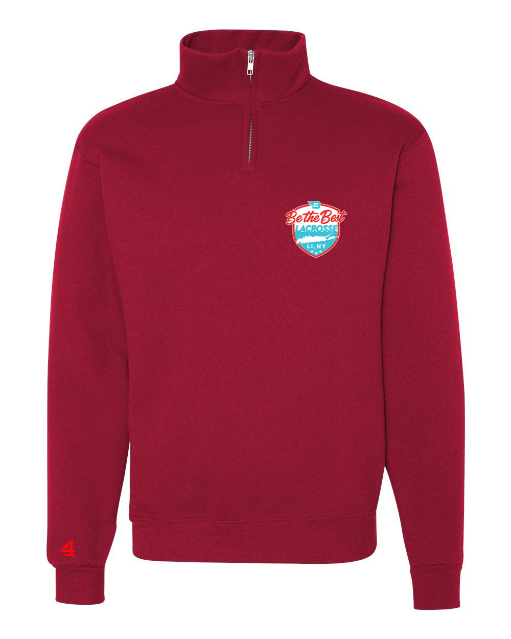 BTB "Be the Best" Girls Team Collared 1/4 Zip Sweatshirt