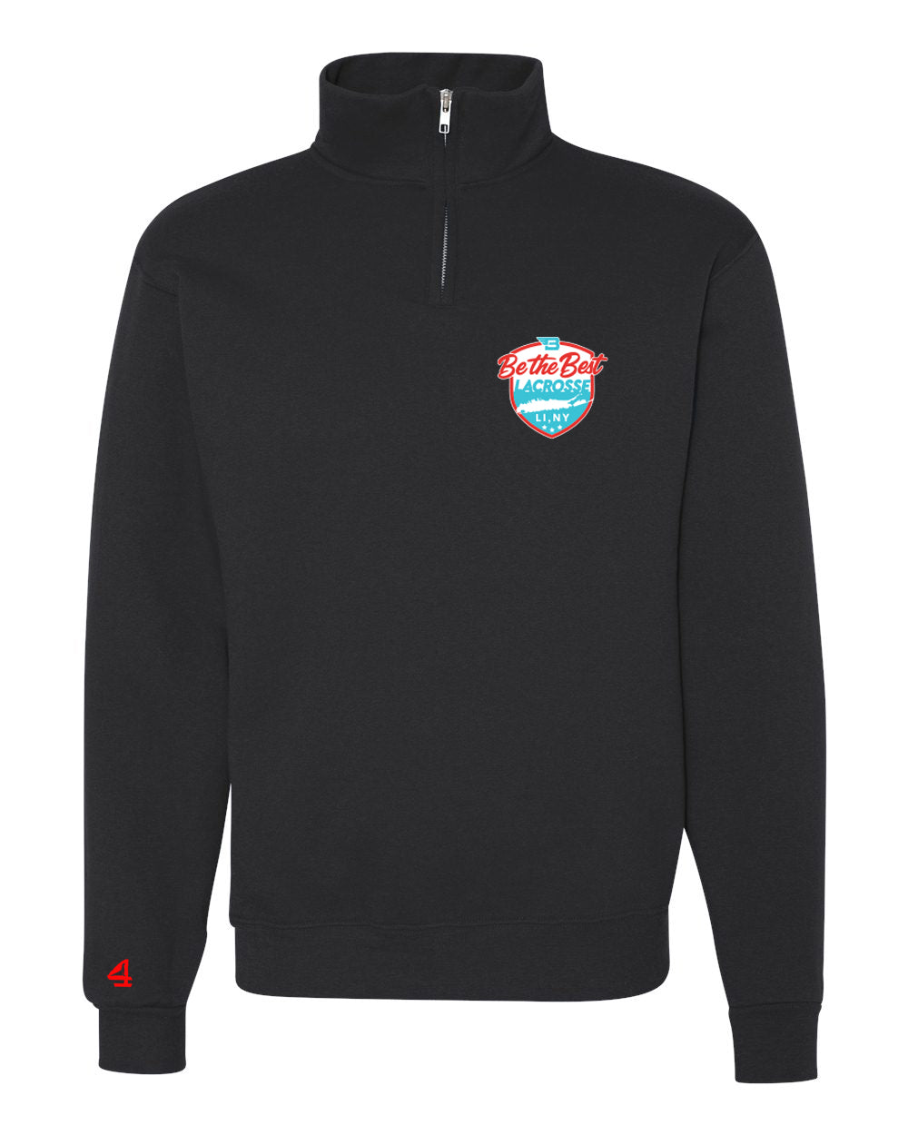 BTB "Be the Best" Girls Team Collared 1/4 Zip Sweatshirt