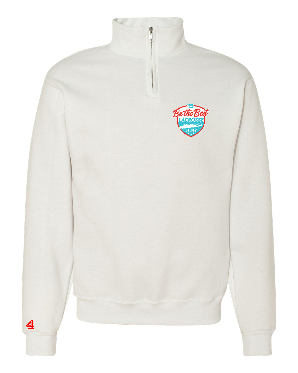 BTB "Be the Best" Girls Team Collared 1/4 Zip Sweatshirt