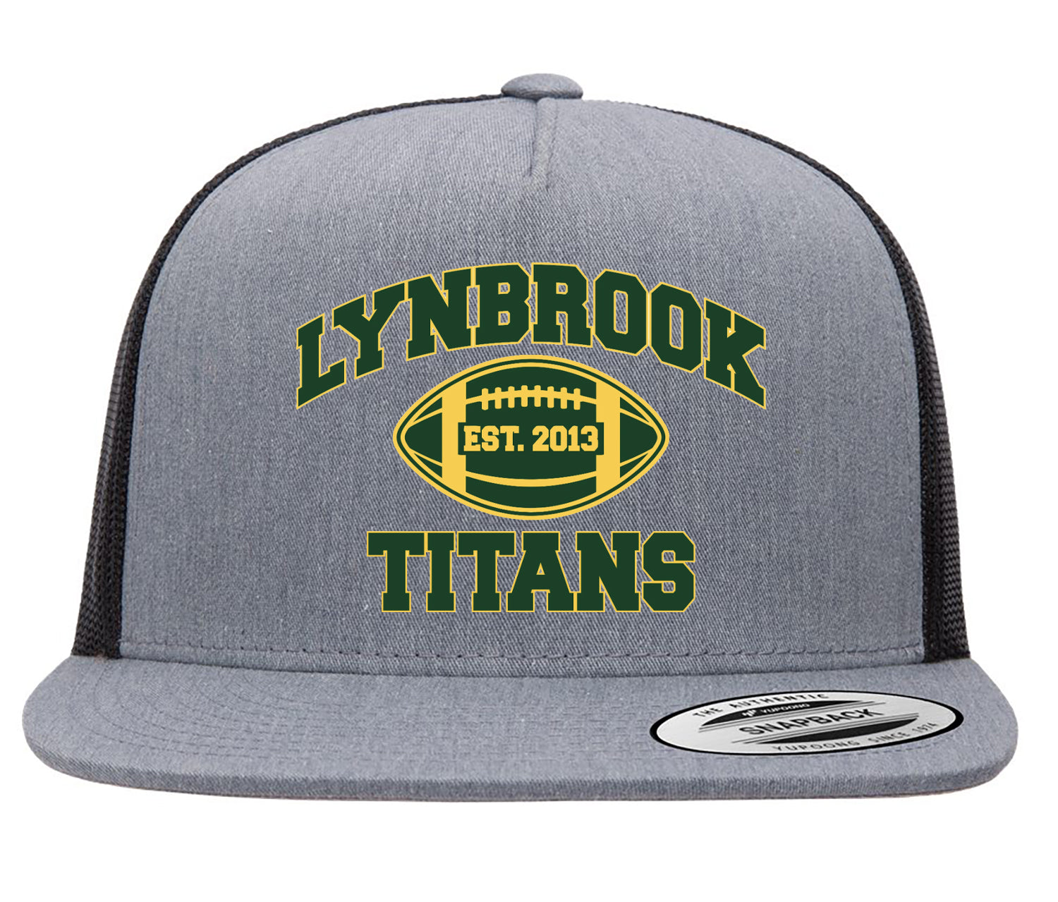 LYNBROOK TITANS FOOTBALL AND CHEER PRESSED TRUCKER CAP