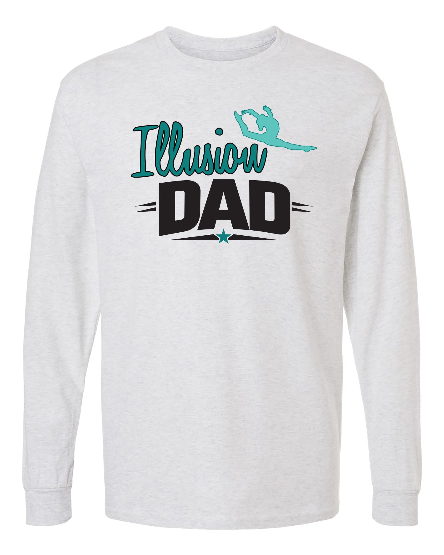 Illusion Gymnastics Dad Long Sleeve T-shirt