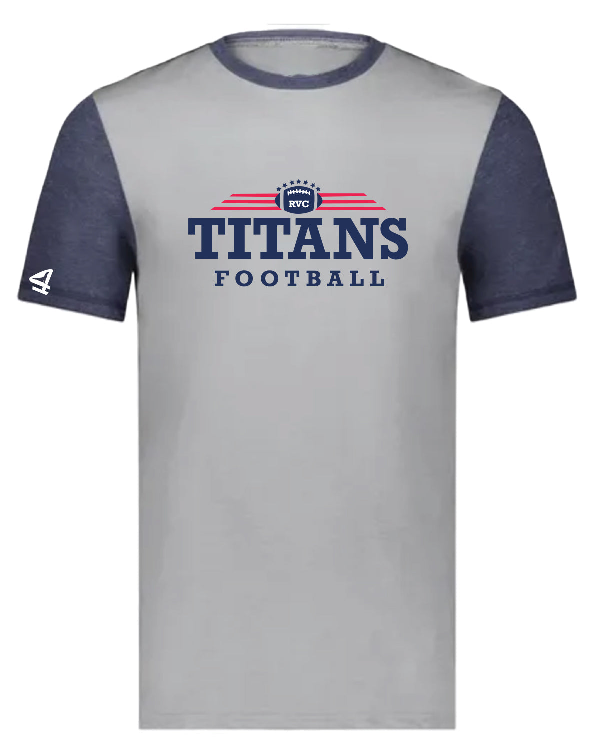 Titans Football Vintage Ringer Tee