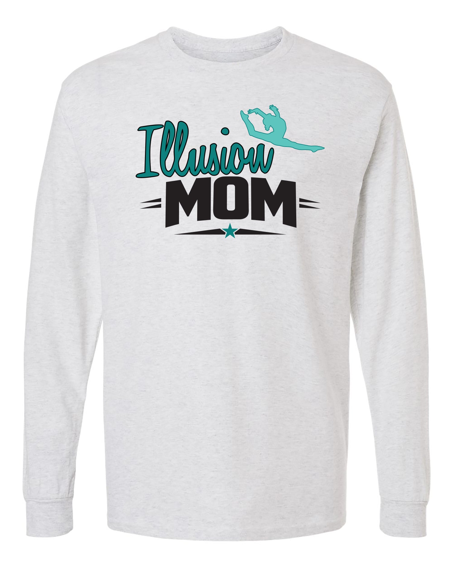 Illusion Gymnastics Mom Long Sleeve T-shirt
