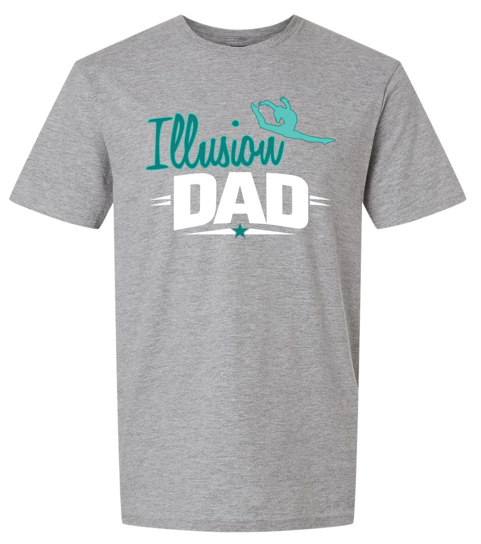 Illusion Gymnastics Dad T-shirt
