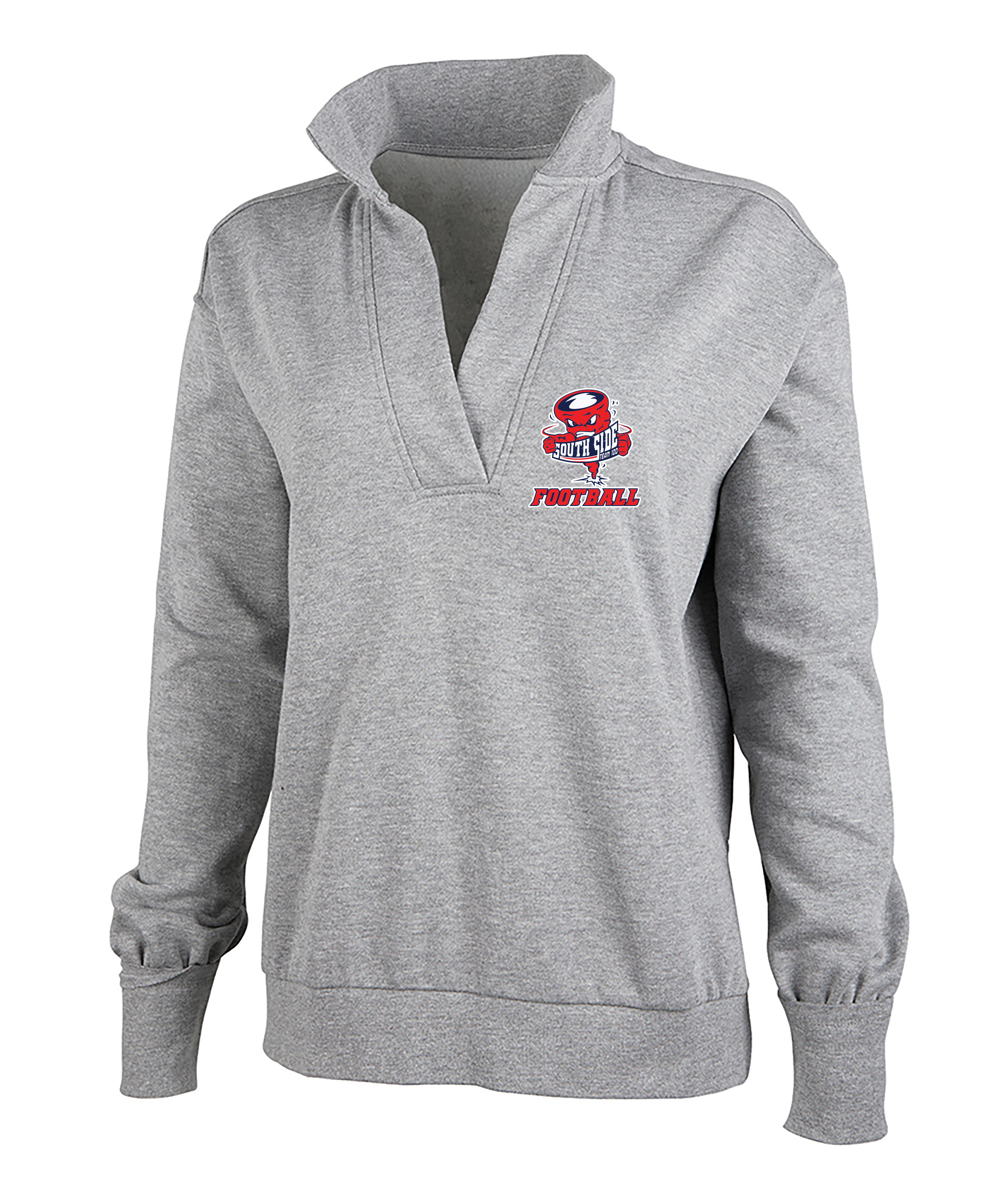 South Side High School Football Team 100 Printed Coastal Sweatshirt