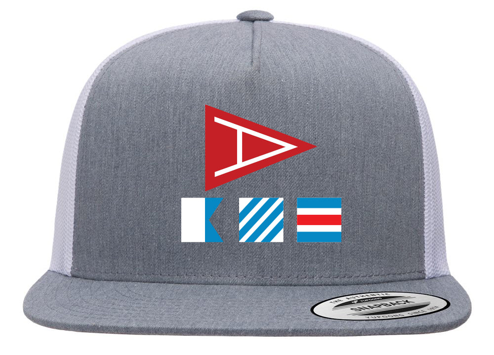 Amityville Yacht Club Flag Printed Trucker Cap