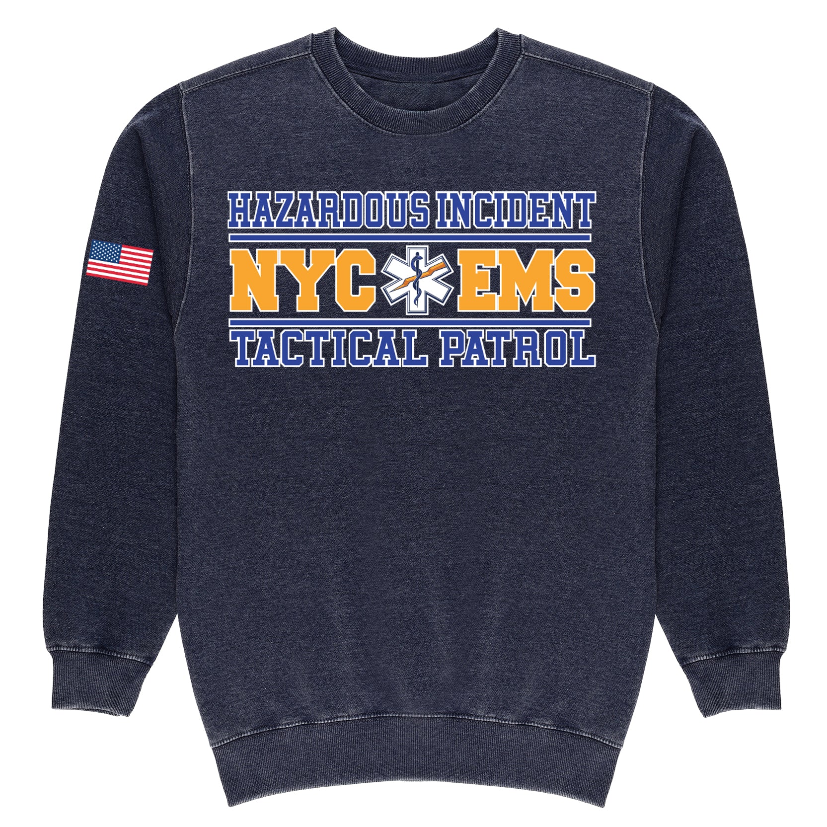 NYC HAZARD INCIDENT TACTICAL PATROL VINTAGE CREWNECK