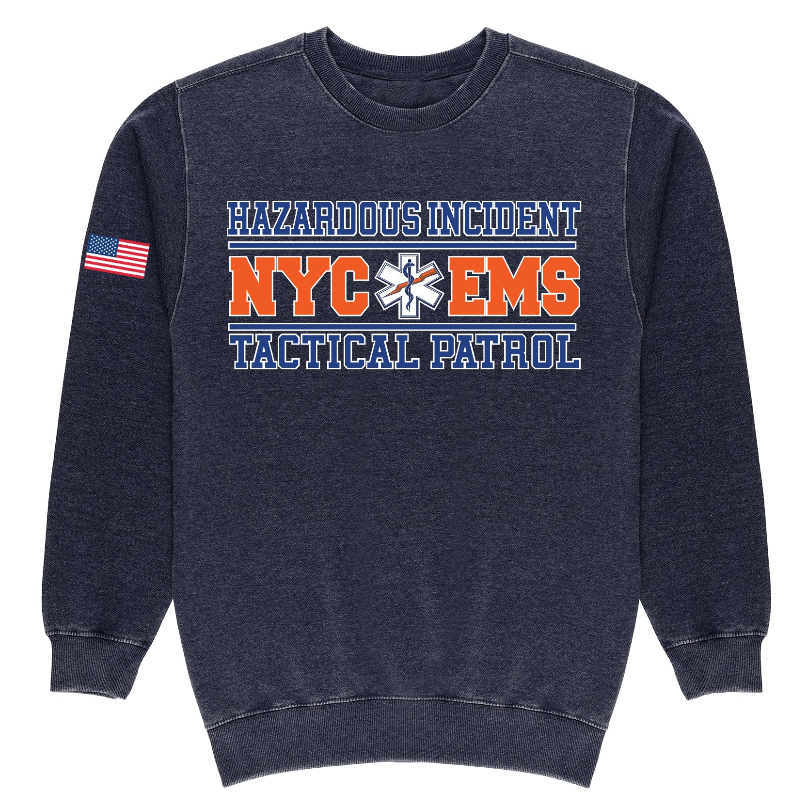 NYC HAZARD INCIDENT TACTICAL PATROL VINTAGE CREWNECK