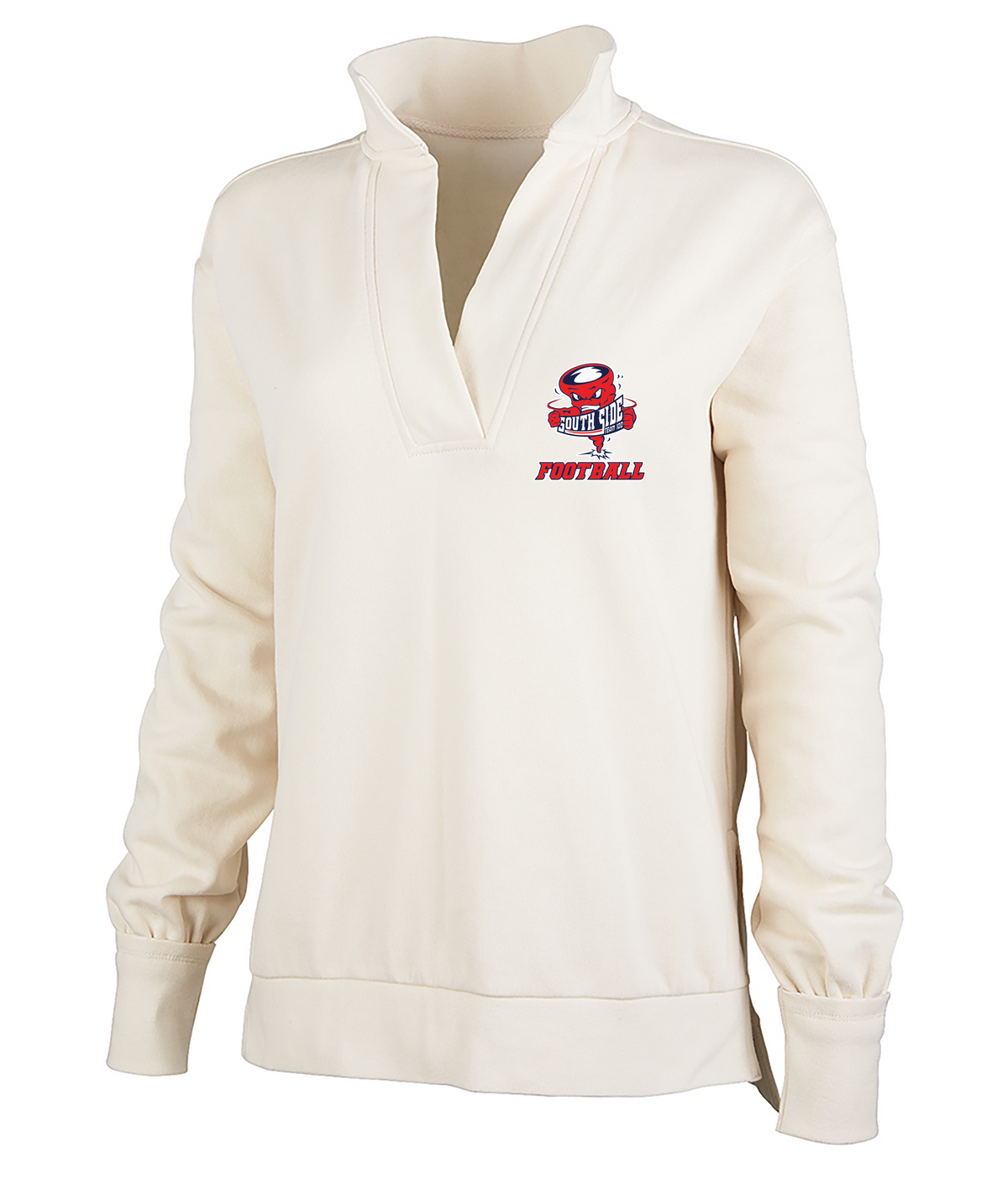 South Side High School Football Team 100 Printed Coastal Sweatshirt