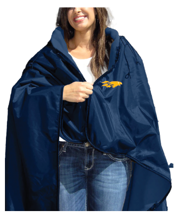 Kellenberg football Stadium Wrap Blanket