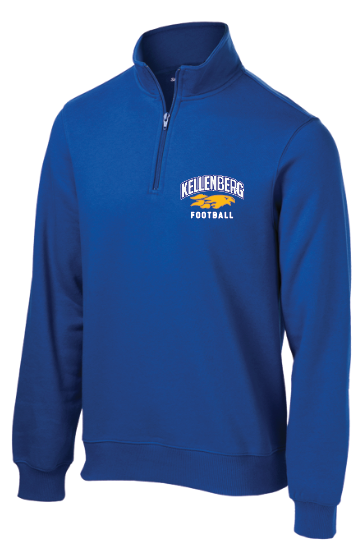 Kellenberg football Embroidered 1/4 zip