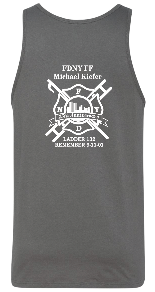 FDNY MICHAEL KIEFER 25 ANNIVERSARY TANK TOP