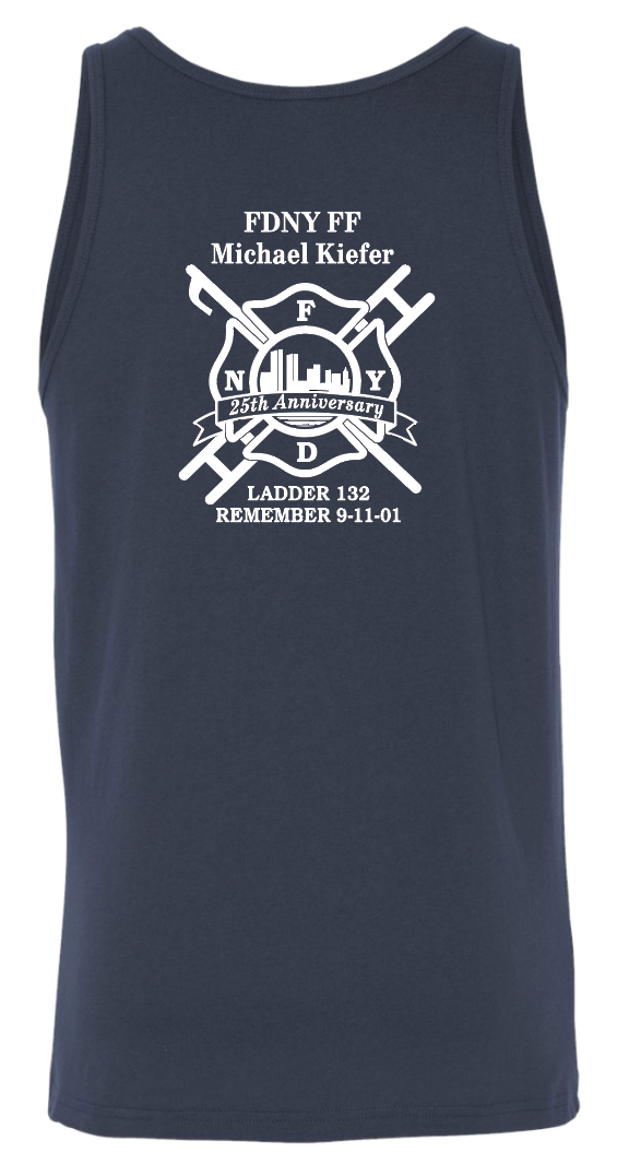 FDNY MICHAEL KIEFER 25 ANNIVERSARY TANK TOP