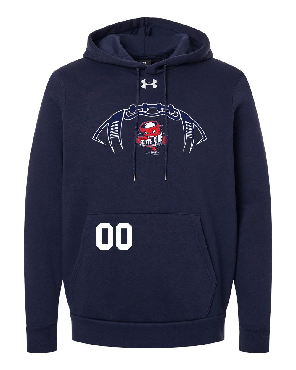South Side High School Football number Under Armour Hoodie