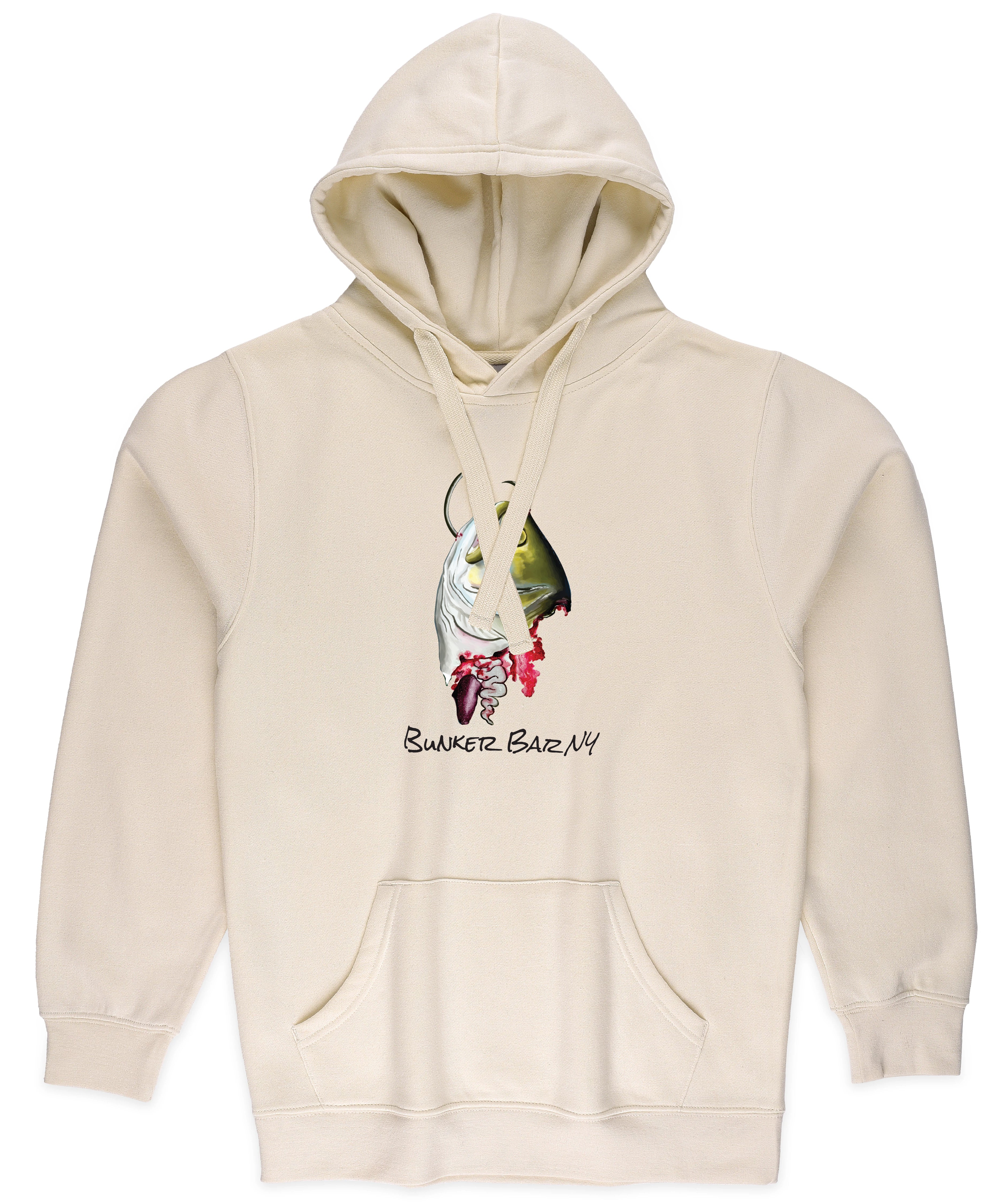 BUNKER BAR NY FISH HEAD HOODIE