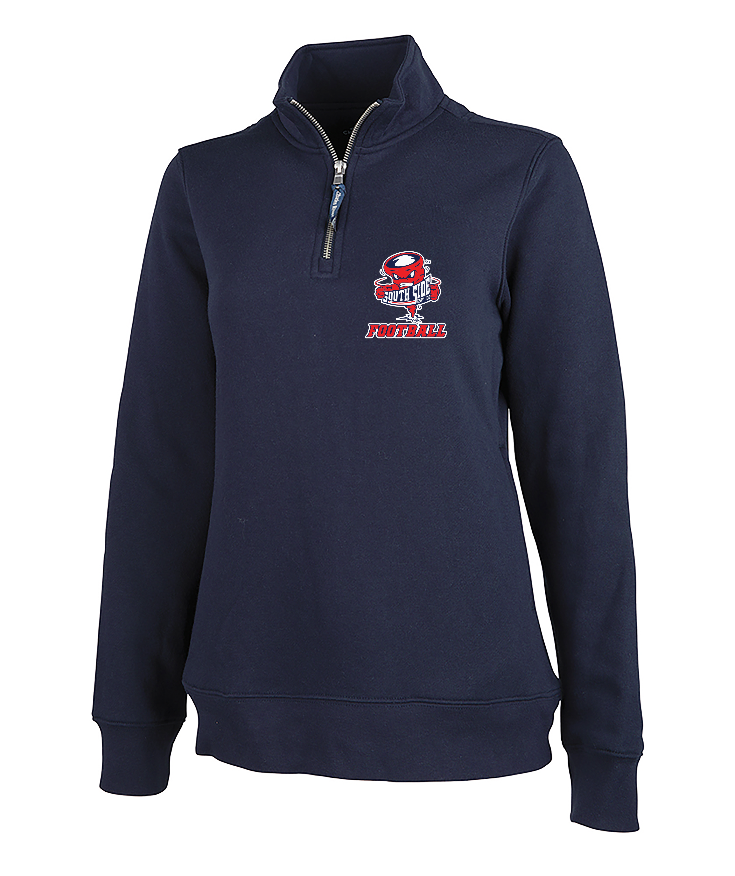 South Side High School Football Team 100 Printed Womens crosswind ¼ zip