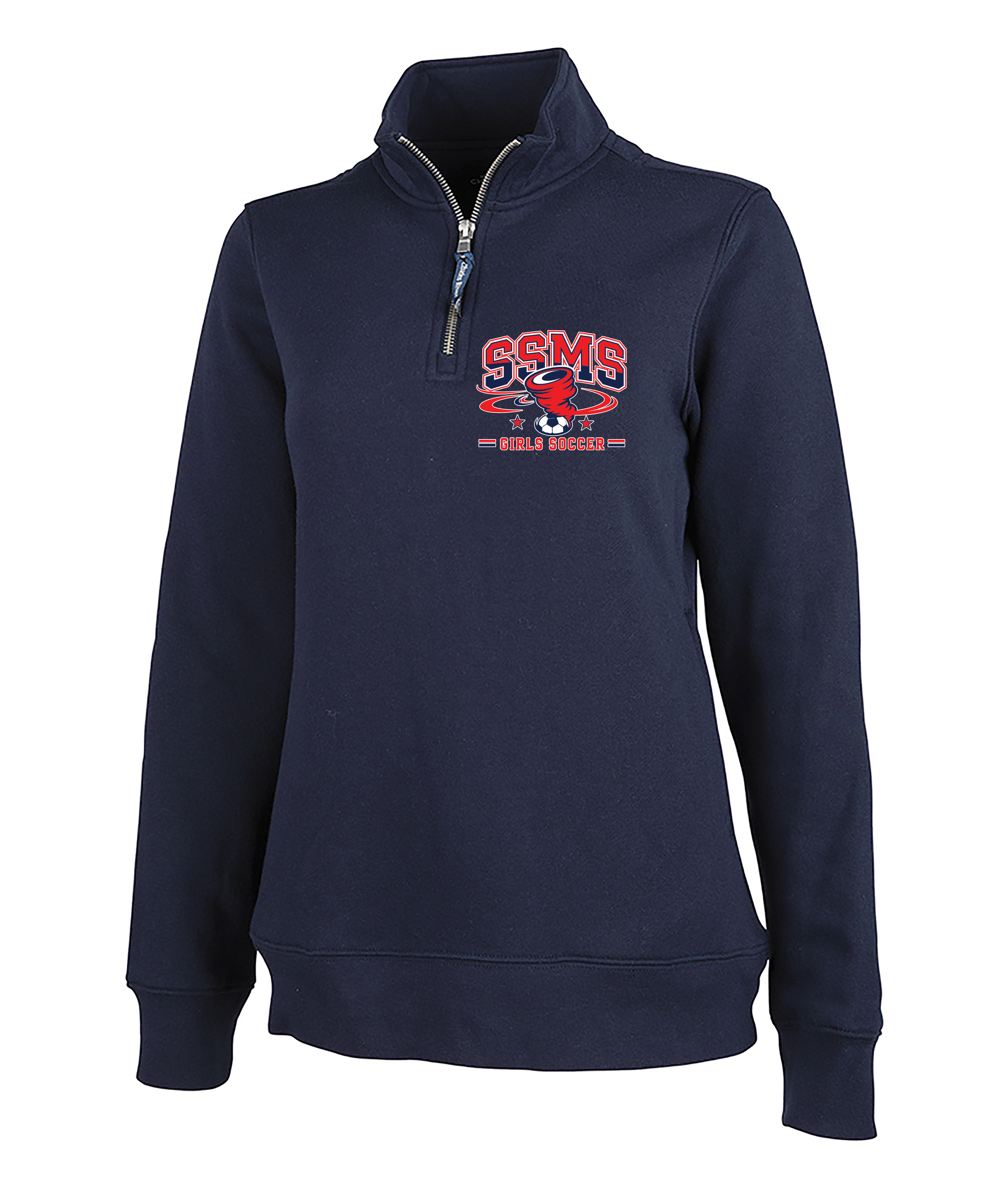 SSMS GIRLS SOCCER Women's Printed Heathered Fleece Pullover