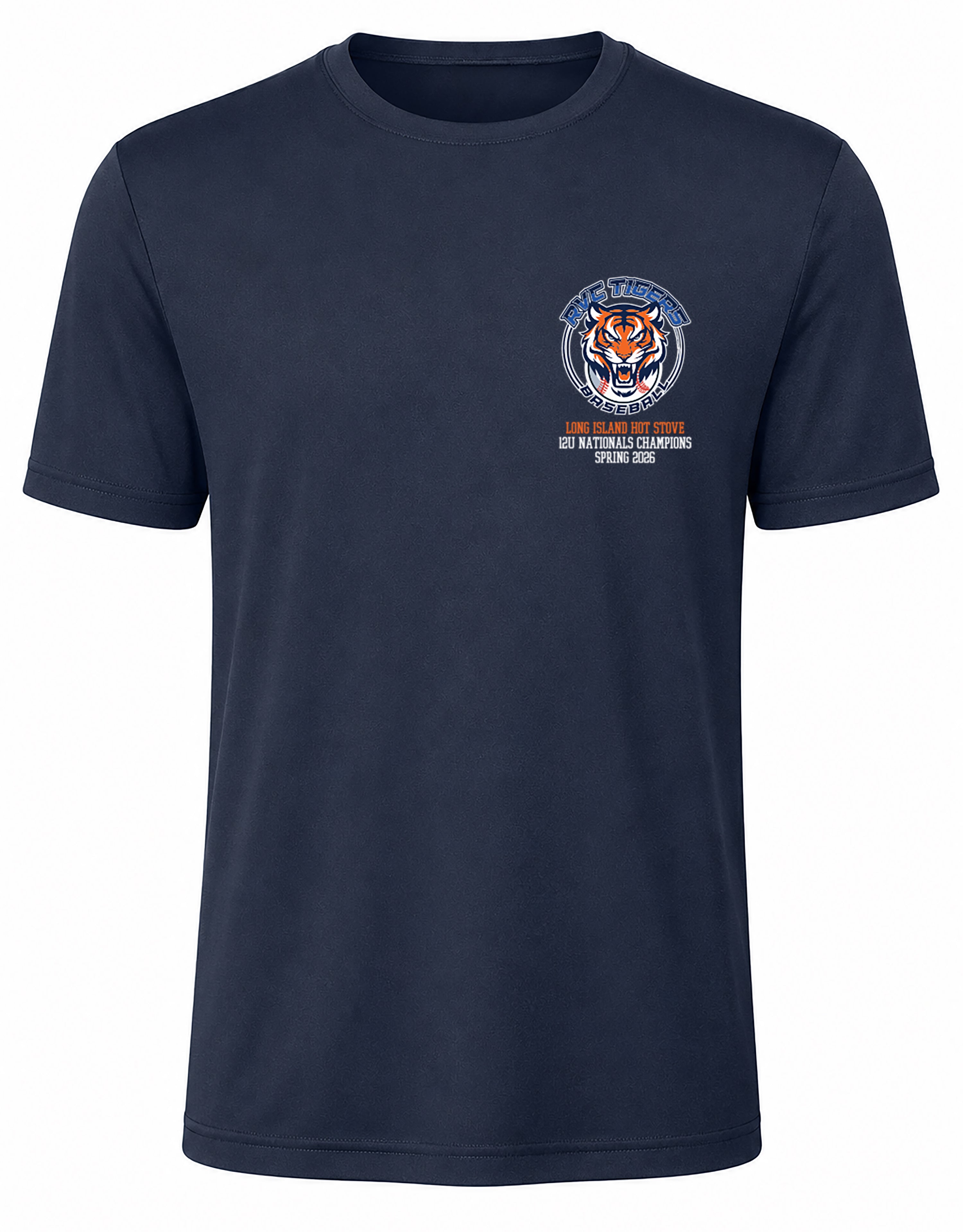 RVC TIGERS NATIONALS CHAMPIONS  PERFORMANCE T-SHIRT
