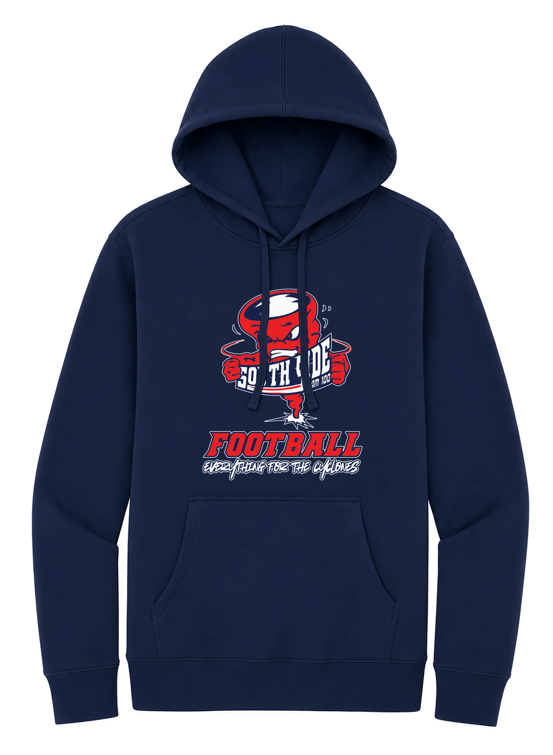 South Side High School Football Team 100 Hoodie