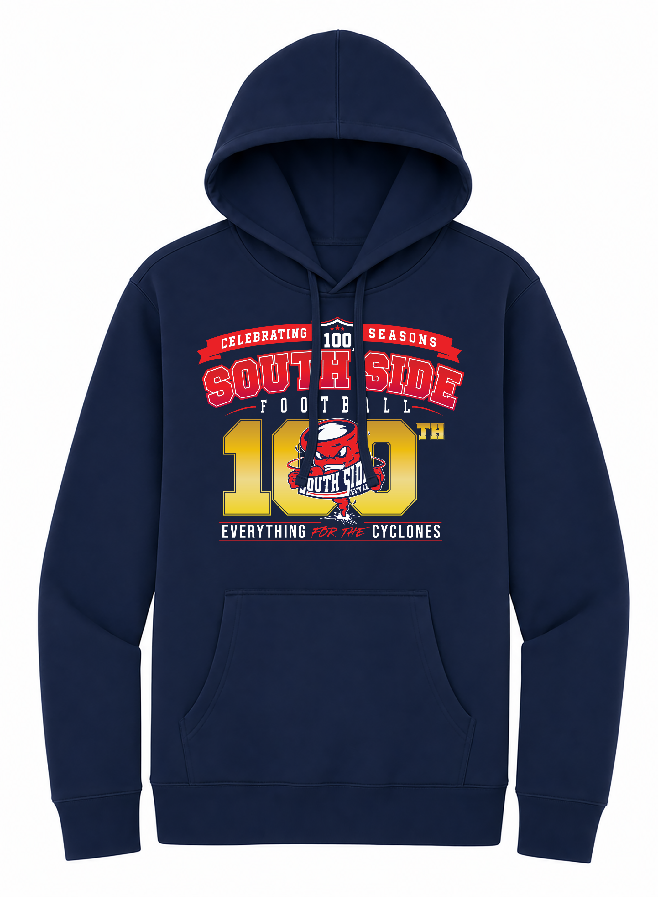 South Side High School Football 100 Seasons Celebration Hoodie