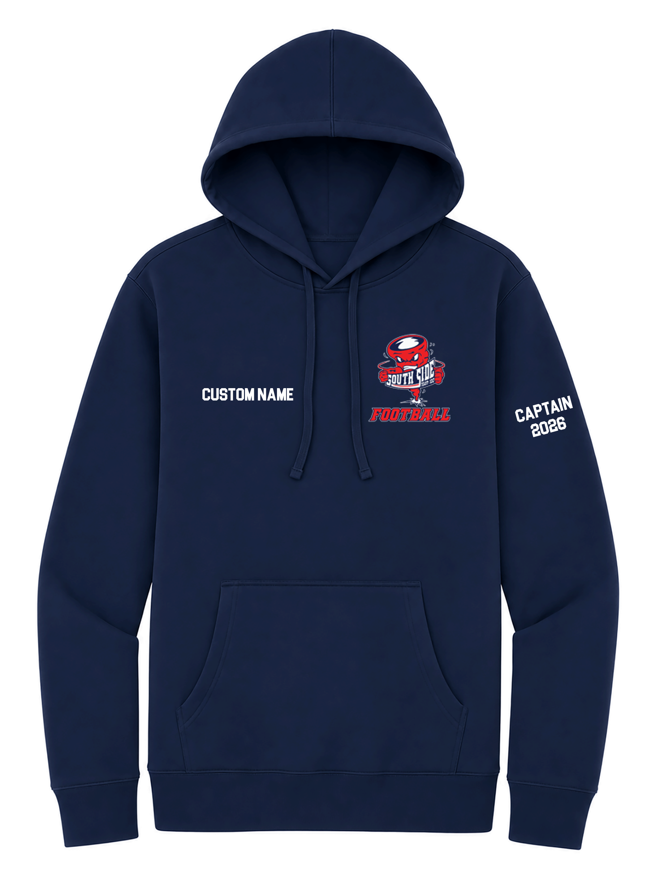 South Side High School Football 2026 Captain Hoodie