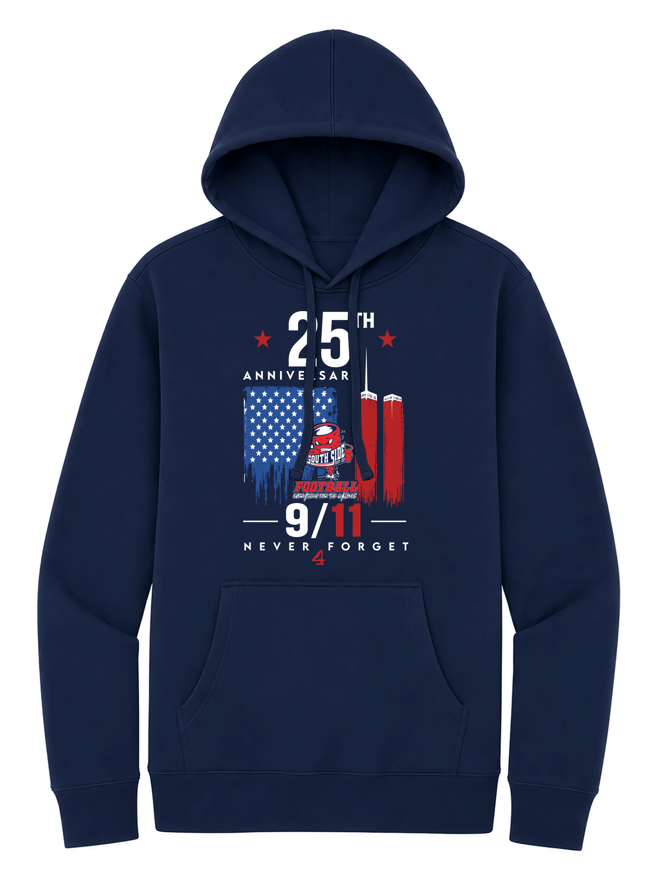 South Side High School Football Never 4get Hoodie