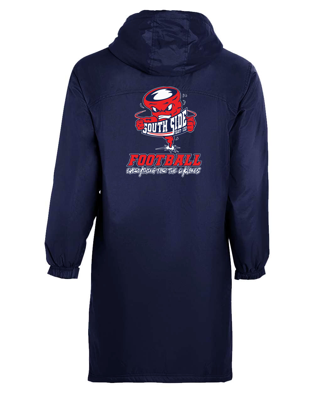 South Side High School Football Team 100 Long Jacket
