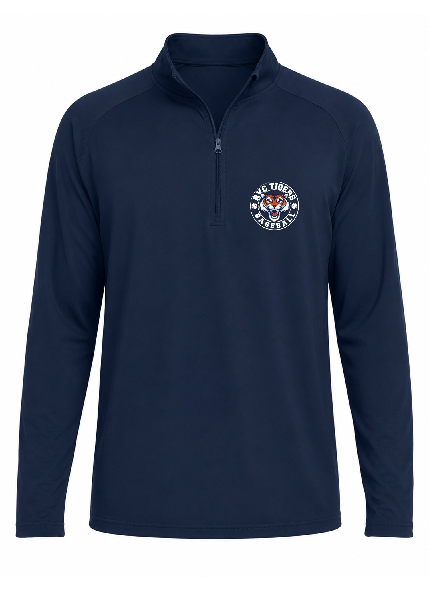 RVC TIGERS BASEBALL PRINTED 1/4 ZIP