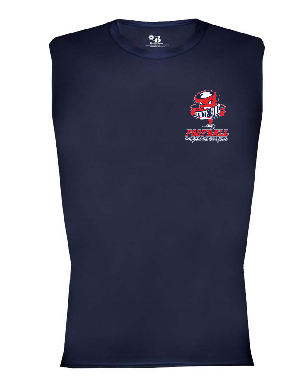 South Side High School Football Team 100 Compression Sleeveless Shirt