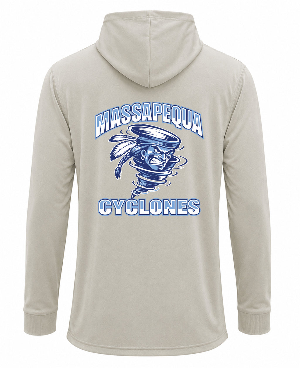Massapequa Cyclones Printed UPF 15+ MEN'S SPUNSOFT TECH HOODIE