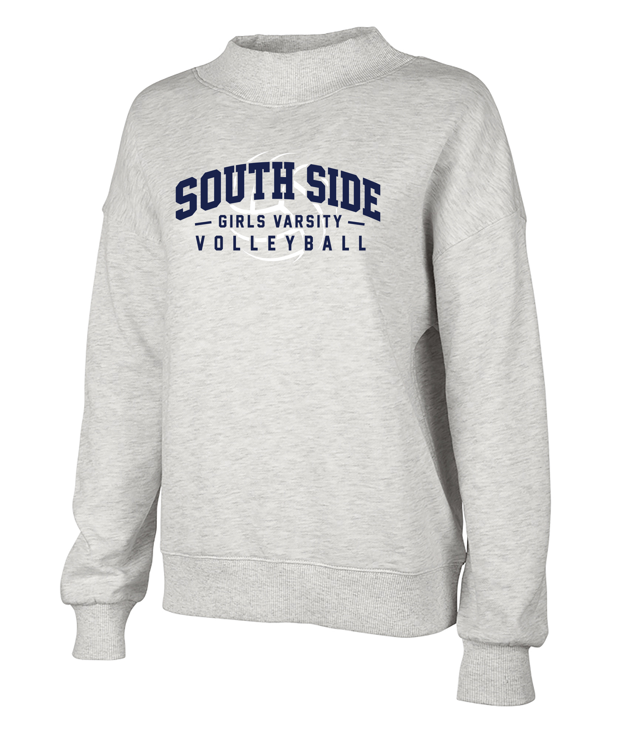 SOUTH SIDE GIRLS VARSITY VOLLEYBALL WOMEN'S MOCK-NECK SWEATSHIRT