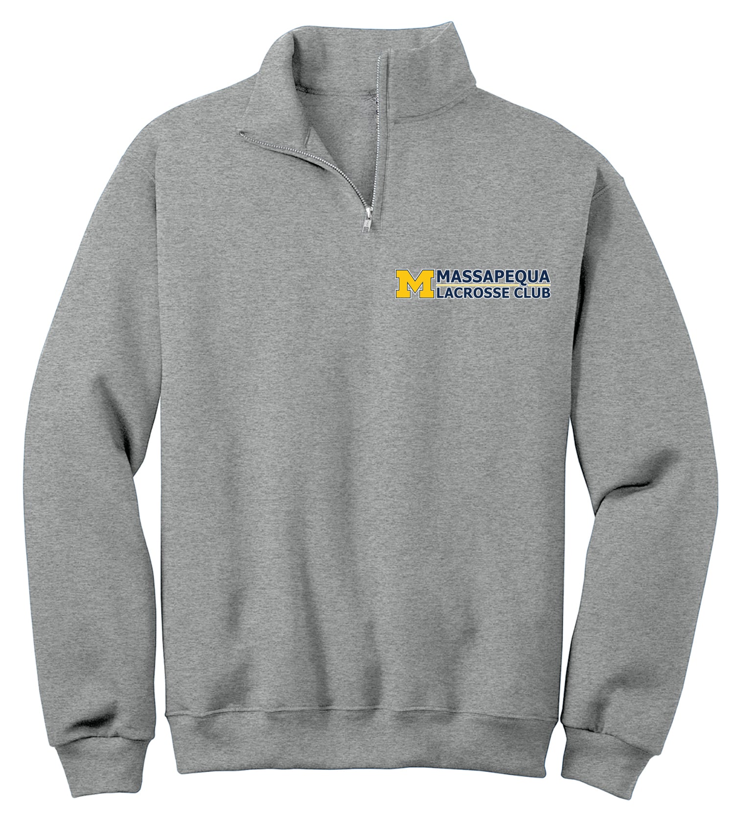 Massapequa Lacrosse Club 1/4-Zip Cadet Collar Sweatshirt