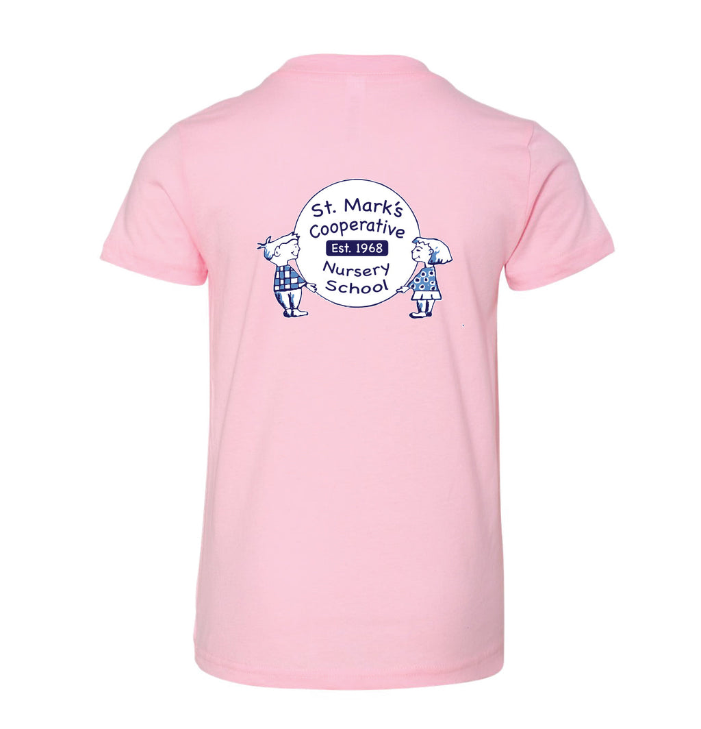 St. Mark's Nursery School Girls Swinging into the fours Youth and Toddler Tshirt