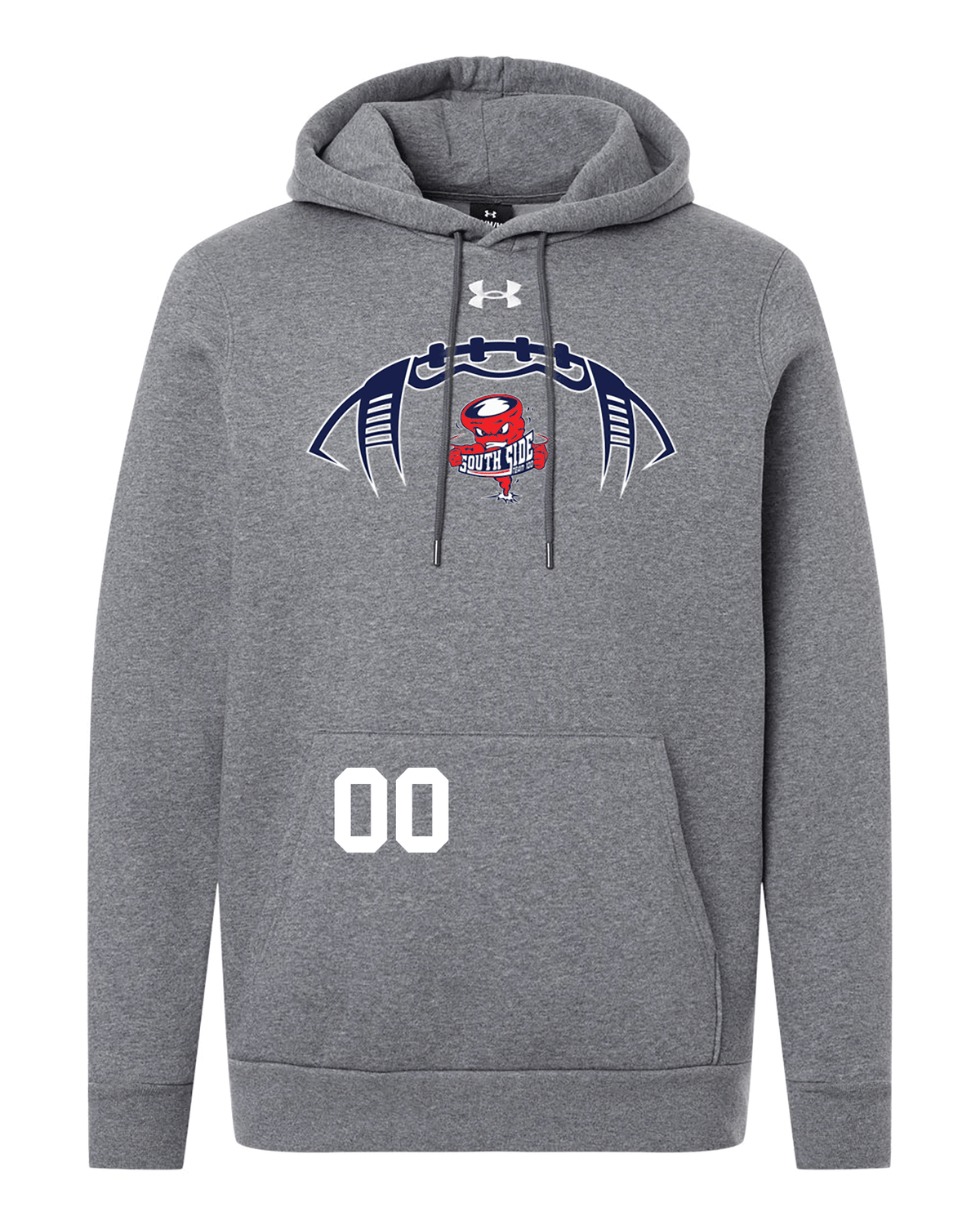 South Side High School Football number Under Armour Hoodie