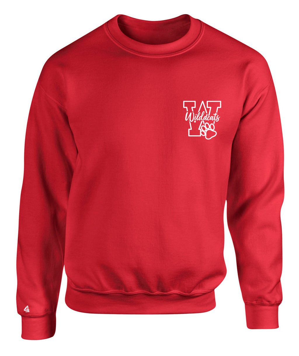 WATSON ELEMENTARY WILDCATS Spirit CrewNeck Sweatshirt