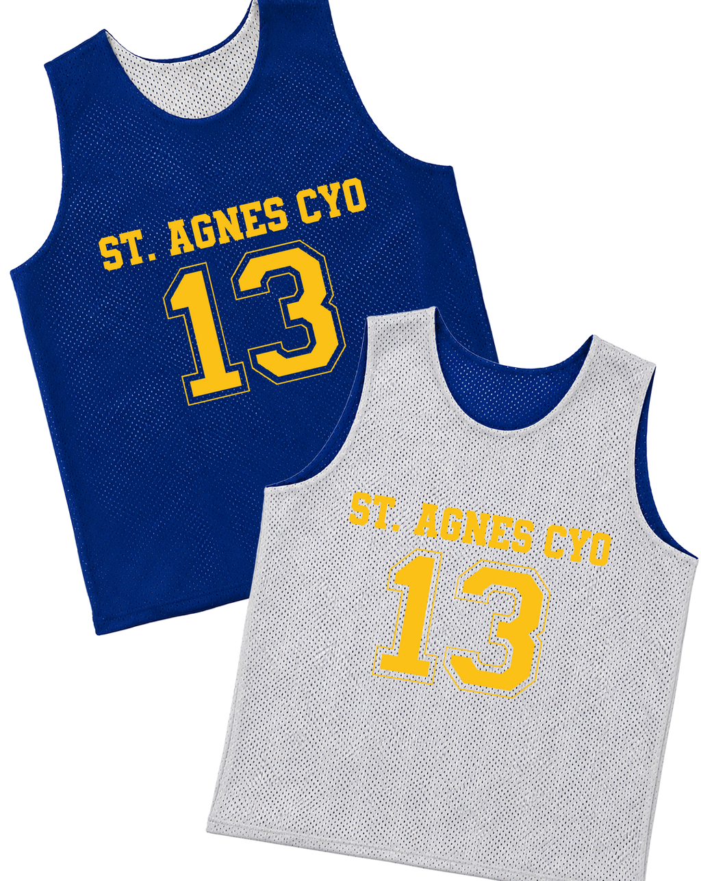 ST AGNES BASKETBALL Mesh Reversible Pinnie