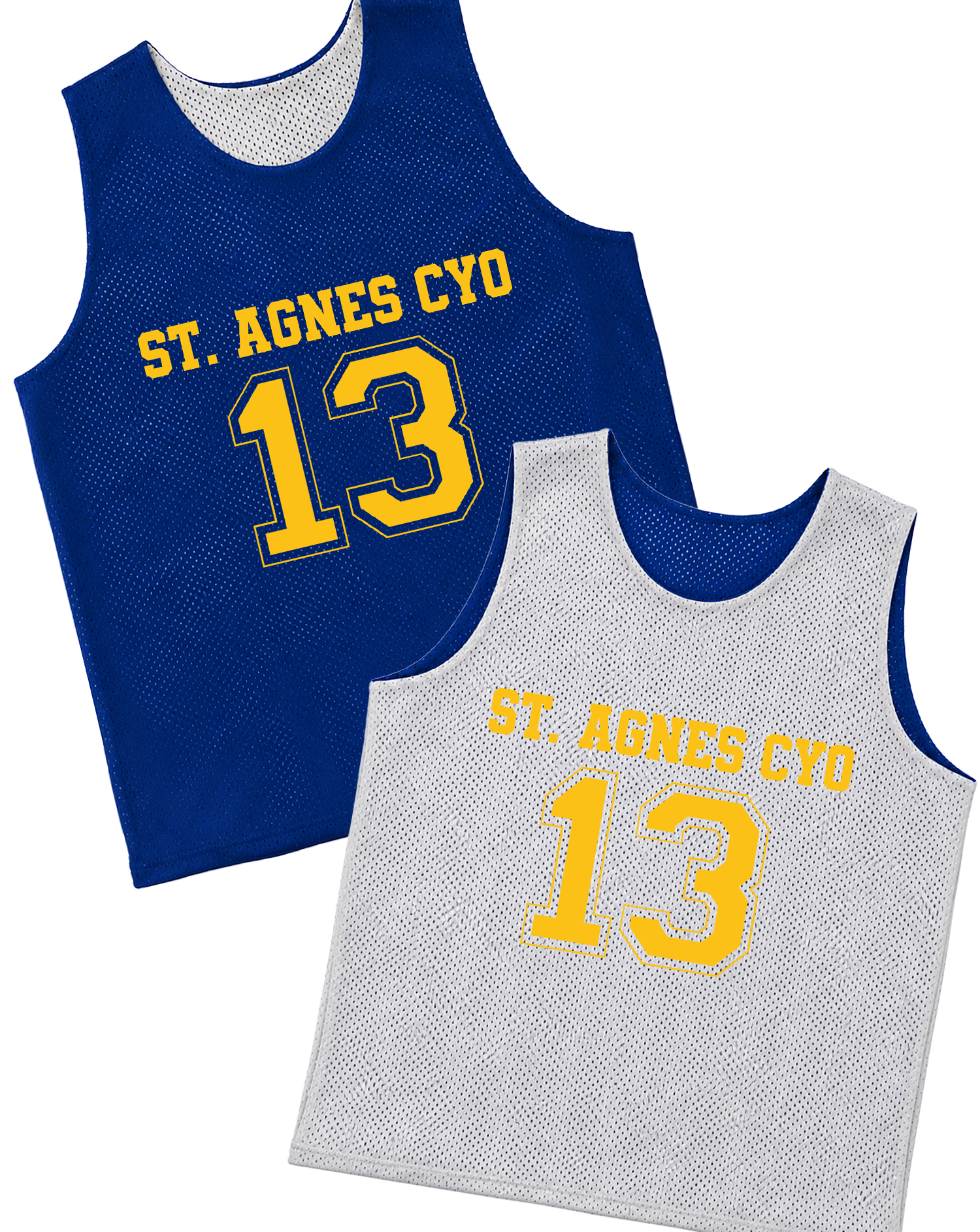 ST AGNES BASKETBALL Mesh Reversible Pinnie