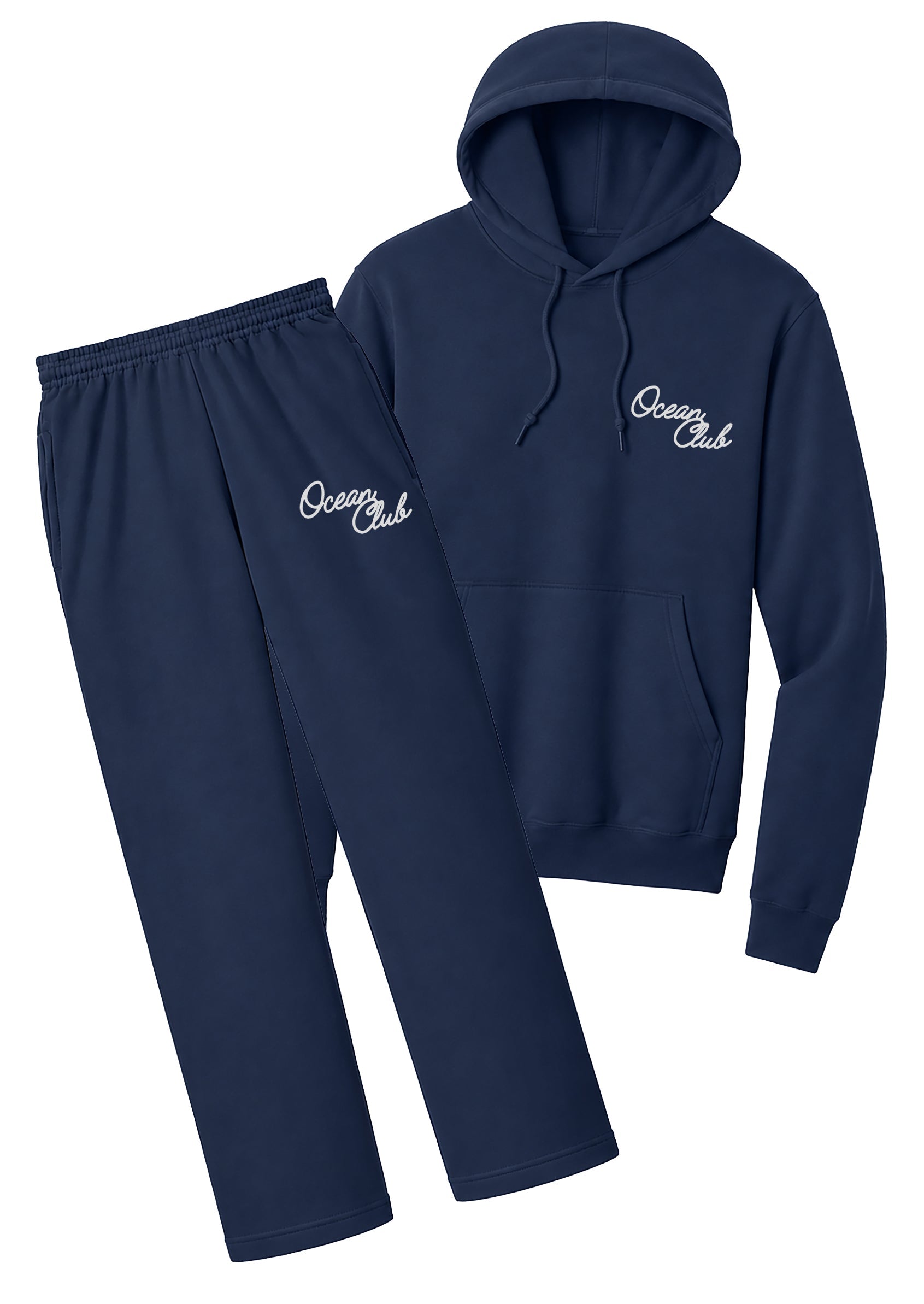 The Ocean Club Script Embroidery SWEAT SUIT