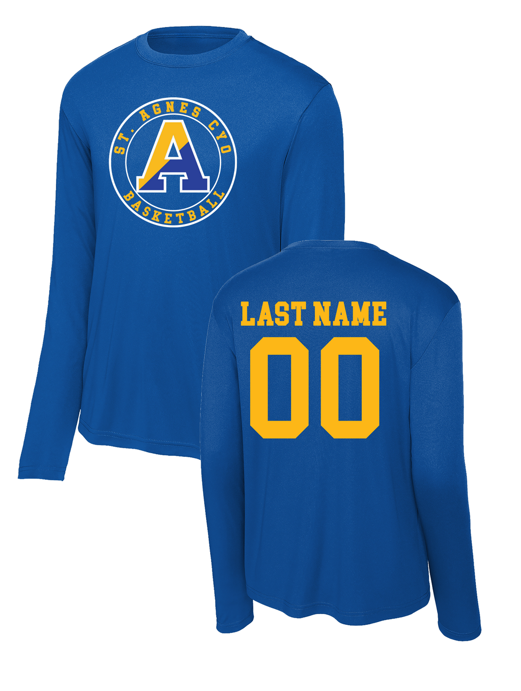 ST AGNES BASKETBALL Shooter Shirt