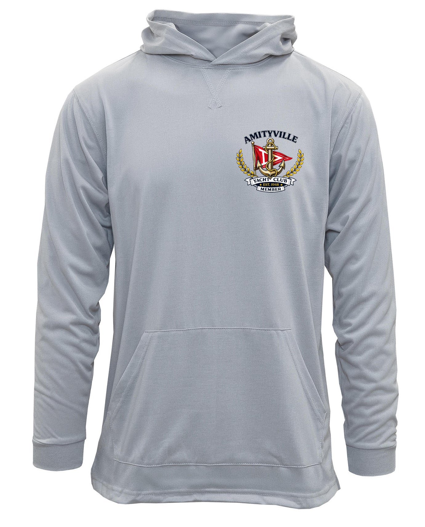 Amityville Yacht Club UPF 15+ MEN'S SPUNSOFT TECH HOODIE