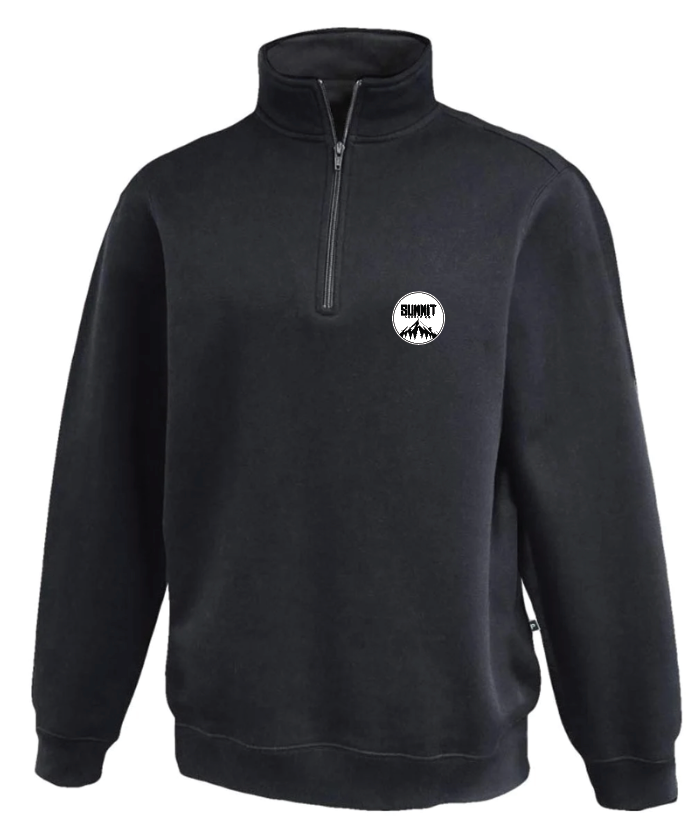 SUMMIT SUPPLY CO  PENNANT EMBROIDERED 1/4 ZIP