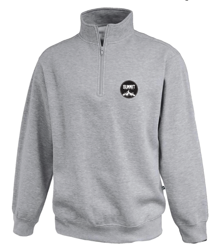SUMMIT SUPPLY CO  PENNANT EMBROIDERED 1/4 ZIP