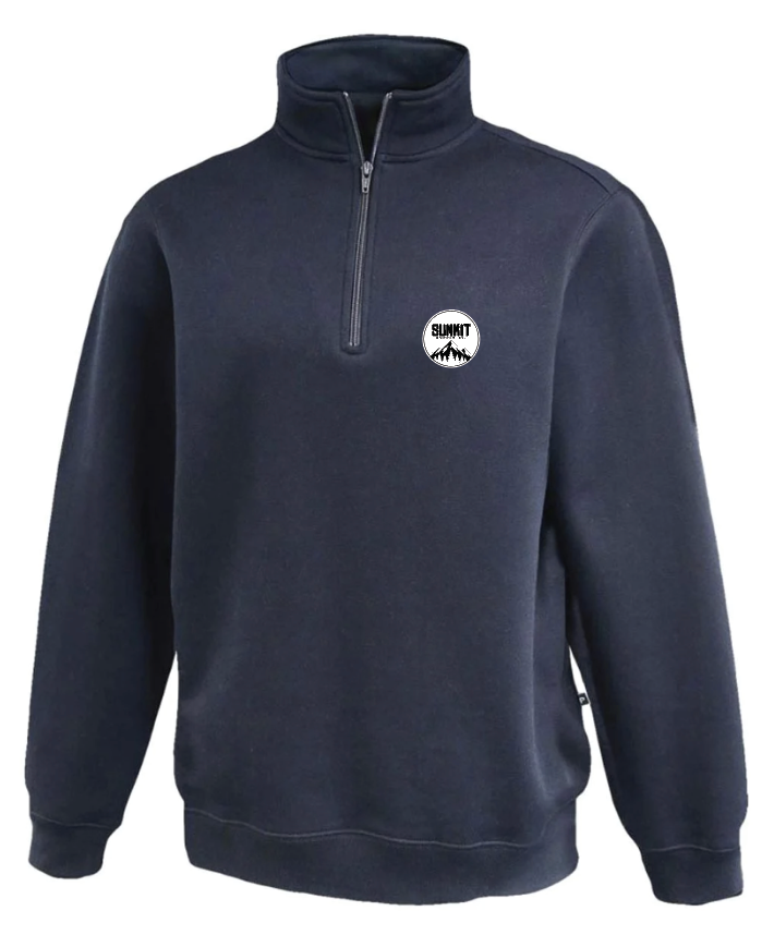 SUMMIT SUPPLY CO  PENNANT EMBROIDERED 1/4 ZIP