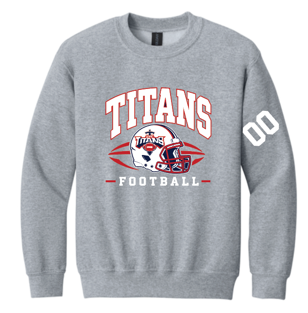 Titans Football Youth Crewneck