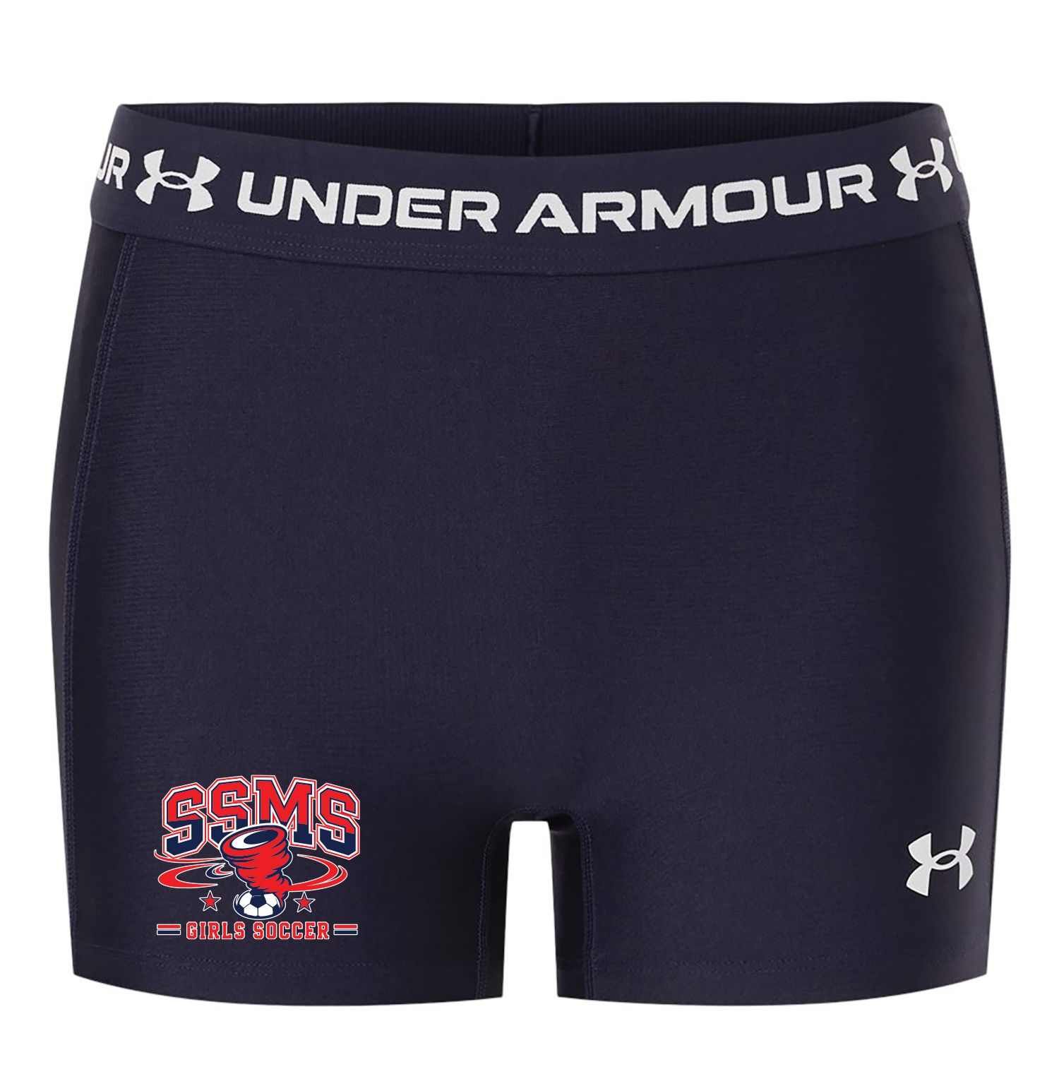 SSMS GIRLS SOCCER Womens Under Armour Women's HeatGear 3" Shorty