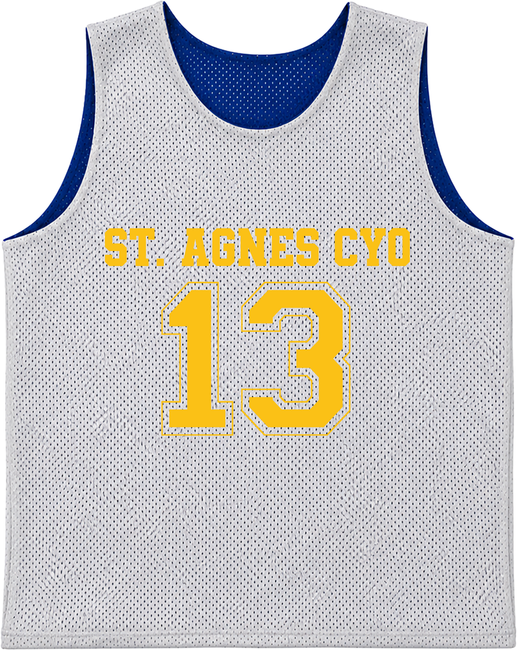 ST AGNES BASKETBALL Mesh Reversible Pinnie