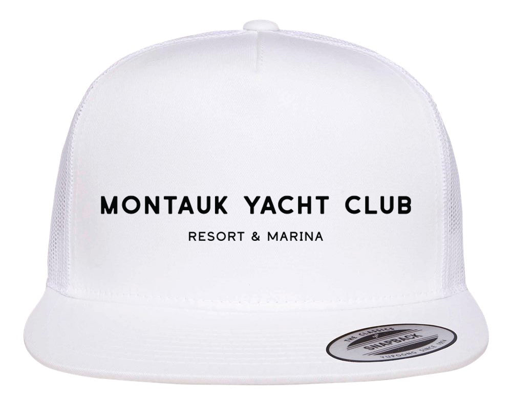 Montauk Yacht Club Printed Trucker Cap