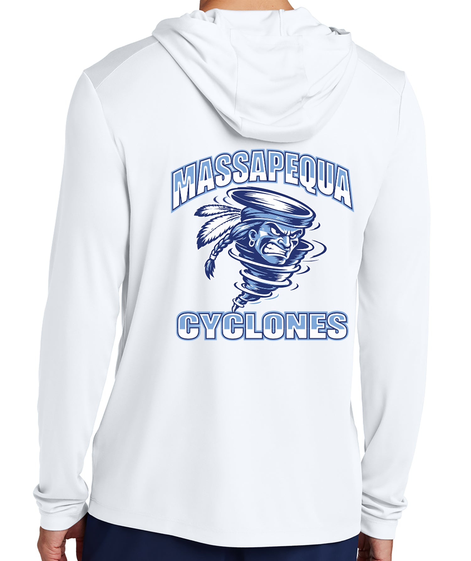 Massapequa Cyclones Printed Peformance Hoodie