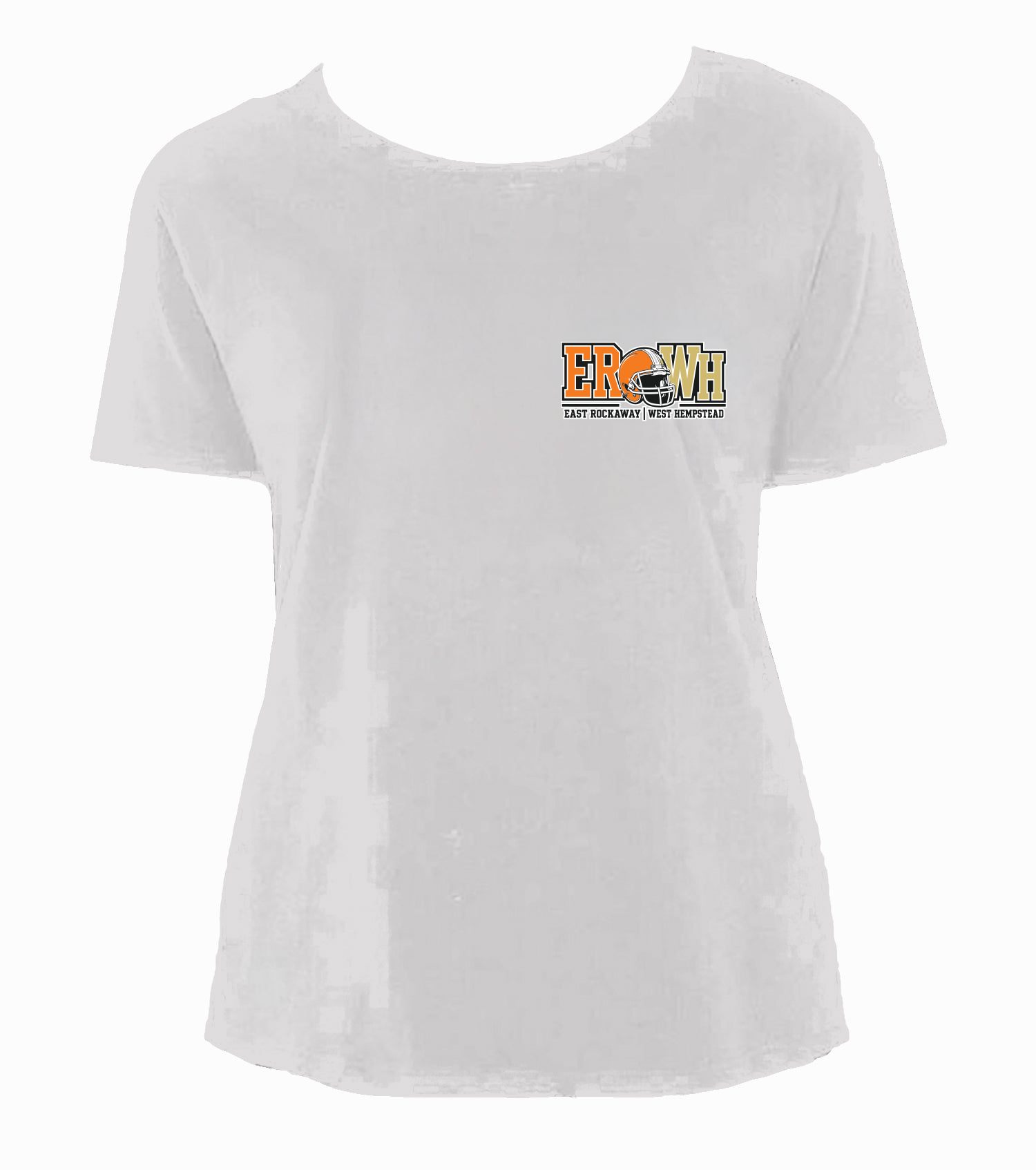 East Rockaway Football Ladies Boxy High Low t-shirt